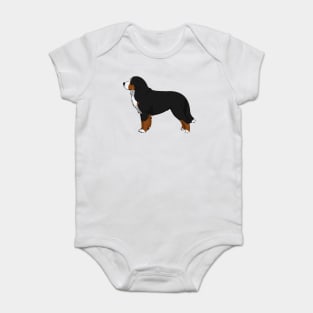 Cute Bernese Mountain Dog Baby Bodysuit